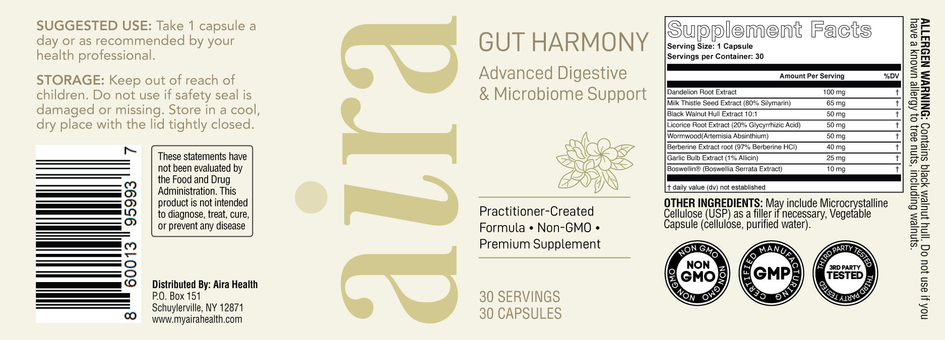 Gut Harmony – Advanced Digestive & Microbiome Support