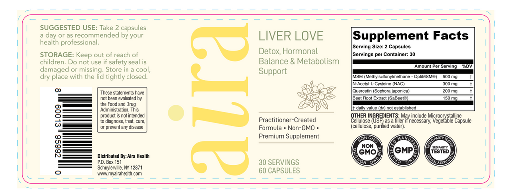 Liver Love – Detox, Hormonal Balance & Metabolism Support